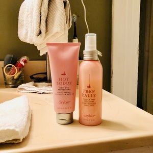 Drybar hot toddy(heat&UV) and prep rally(detangle)
